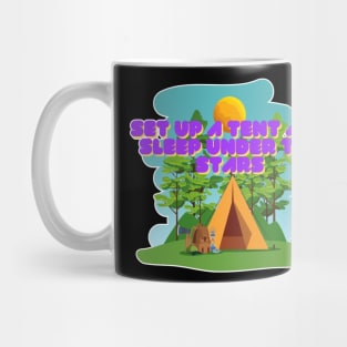 Camping  Wilderness Shirt Design Mug